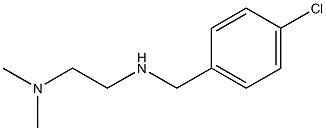 N'-(4-chlorobenzyl)-N,N-dimethylethane-1,2-diamine Struktur