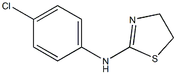 N-(4-chlorophenyl)-4,5-dihydro-1,3-thiazol-2-amine Struktur