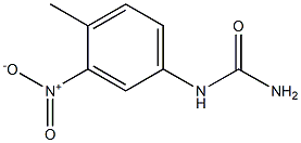 N-(4-methyl-3-nitrophenyl)urea Struktur