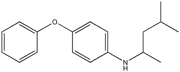 N-(4-methylpentan-2-yl)-4-phenoxyaniline Struktur