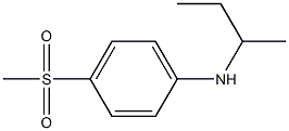 N-(butan-2-yl)-4-methanesulfonylaniline Struktur