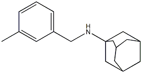 N-[(3-methylphenyl)methyl]adamantan-1-amine Struktur