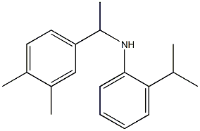 N-[1-(3,4-dimethylphenyl)ethyl]-2-(propan-2-yl)aniline Struktur