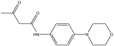 N-[4-(morpholin-4-yl)phenyl]-3-oxobutanamide Struktur