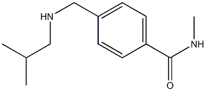 N-methyl-4-{[(2-methylpropyl)amino]methyl}benzamide Struktur