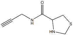 N-prop-2-ynyl-1,3-thiazolidine-4-carboxamide Struktur