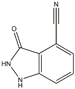 1H-Indazole-4-carbonitrile,  2,3-dihydro-3-oxo- Struktur