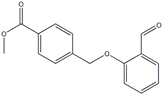 methyl 4-((2-formylphenoxy)methyl)benzoate Struktur