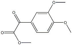 methyl (3,4-dimethoxyphenyl)(oxo)acetate Struktur