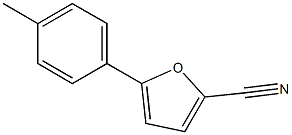 5-(4-methylphenyl)-2-furonitrile Struktur