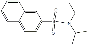 N,N-diisopropyl-2-naphthalenesulfonamide Struktur