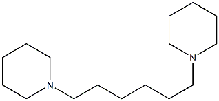 1-(6-piperidin-1-ylhexyl)piperidine Struktur