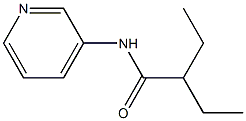 2-ethyl-N-(3-pyridinyl)butanamide Struktur