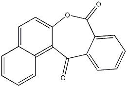 naphtho[2,1-c][2]benzoxepine-8,13-dione Struktur