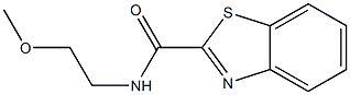 N-(2-methoxyethyl)-1,3-benzothiazole-2-carboxamide Struktur