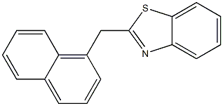 2-(1-naphthylmethyl)-1,3-benzothiazole Struktur