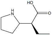 (2S)-2-(2-Pyrrolidinyl)butanoic acid Struktur