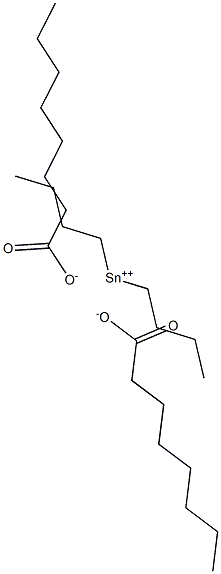 Dibutyltin dioctanoate Struktur