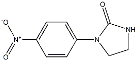 1-(4-nitrophenyl)tetrahydro-2H-imidazol-2-one Struktur