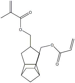 8-(Acryloyloxymethyl)-4-(methacryloyloxymethyl)tricyclo[5.2.1.02,6]decane Struktur