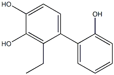 2-Ethyl-1,1'-biphenyl-2',3,4-triol Struktur