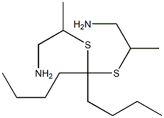 2,2'-[(Nonan-5-ylidene)bisthio]bis(propan-1-amine) Struktur