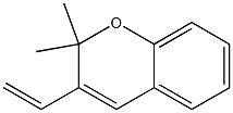 3-Ethenyl-2,2-dimethyl-2H-1-benzopyran Struktur