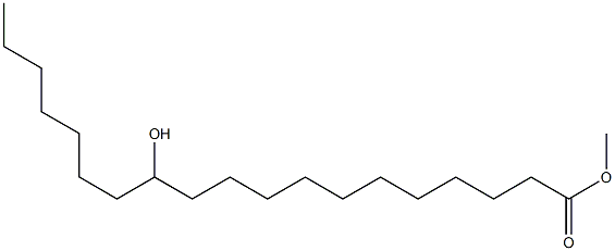 12-Hydroxynonadecanoic acid methyl ester Struktur