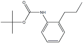 N-(tert-Butyloxycarbonyl)-2-propylaniline Struktur