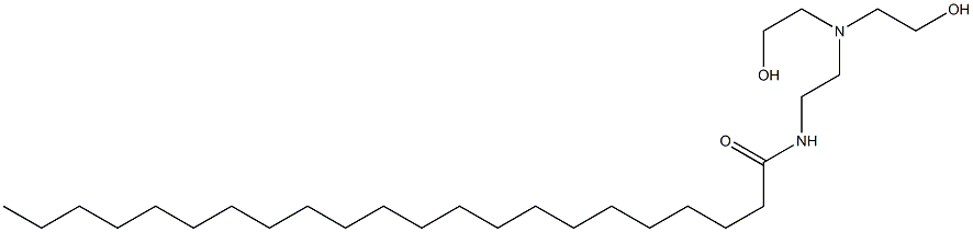 N-[2-[Bis(2-hydroxyethyl)amino]ethyl]docosanamide Struktur