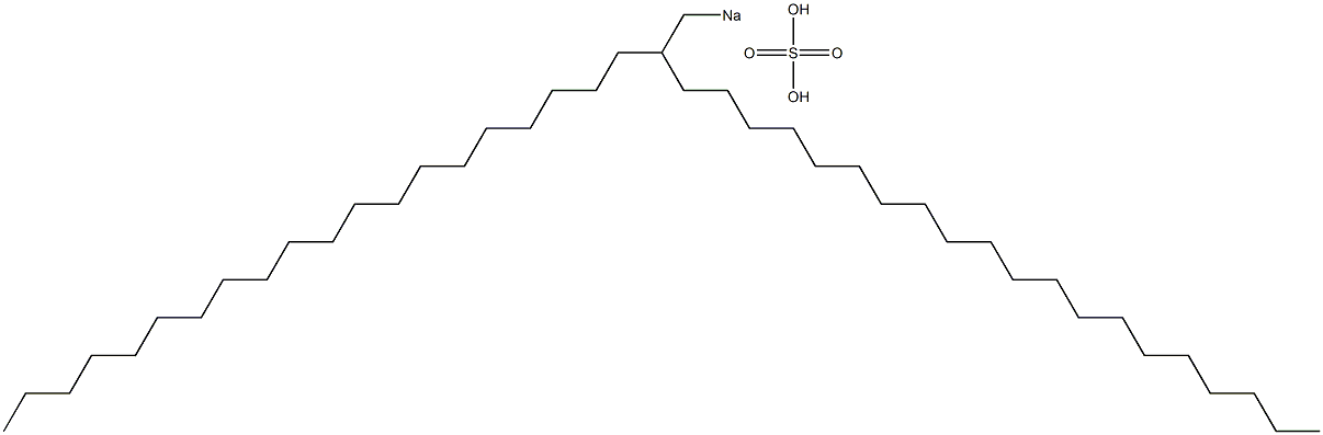 Sulfuric acid 2-icosyldocosyl=sodium salt Struktur