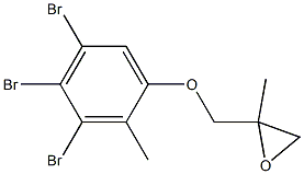 3,4,5-Tribromo-2-methylphenyl 2-methylglycidyl ether Struktur