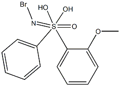 N-Bromo-S-(2-methoxyphenyl)-S-phenylsulfimine Struktur