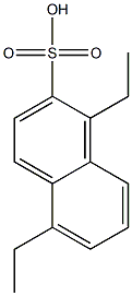 1,5-Diethyl-2-naphthalenesulfonic acid Struktur