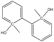 2,2'-Dihydroxy-2,2'-dimethyl-1,1'-biphenyl Struktur