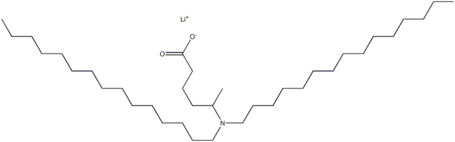 5-(Dipentadecylamino)hexanoic acid lithium salt Structure