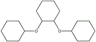 1,2-Bis(cyclohexyloxy)cyclohexane Struktur