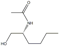 (+)-N-[(R)-1-(Hydroxymethyl)pentyl]acetamide Struktur