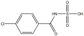 (4-Chlorobenzoyl)sulfamic acid Struktur