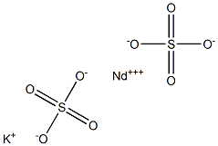 Potassium neodymium sulfate Struktur