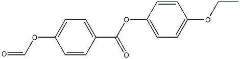 p-Formyloxybenzoic acid p-ethoxyphenyl ester Struktur