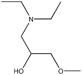 1-Diethylamino-3-methoxy-2-propanol Struktur