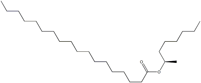 (-)-Stearic acid (R)-1-methylheptyl ester Struktur