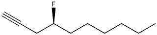 (4S)-4-Fluoro-1-decyne Struktur