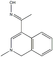 2-Methyl-4-[(E)-1-(hydroxyimino)ethyl]-1,2-dihydroisoquinoline Struktur