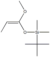 (Z)-1-Methoxy-1-(tert-butyldimethylsiloxy)-1-propene Struktur