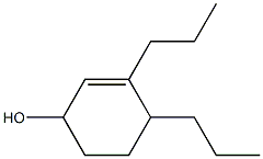 3,4-Dipropyl-2-cyclohexen-1-ol Struktur