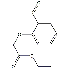 2-(2-Formylphenoxy)propanoic acid ethyl ester Struktur