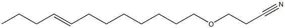 3-(8-Dodecenyloxy)propiononitrile Struktur