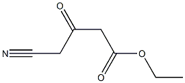 4-Cyanoacetoacetic acid ethyl ester Struktur